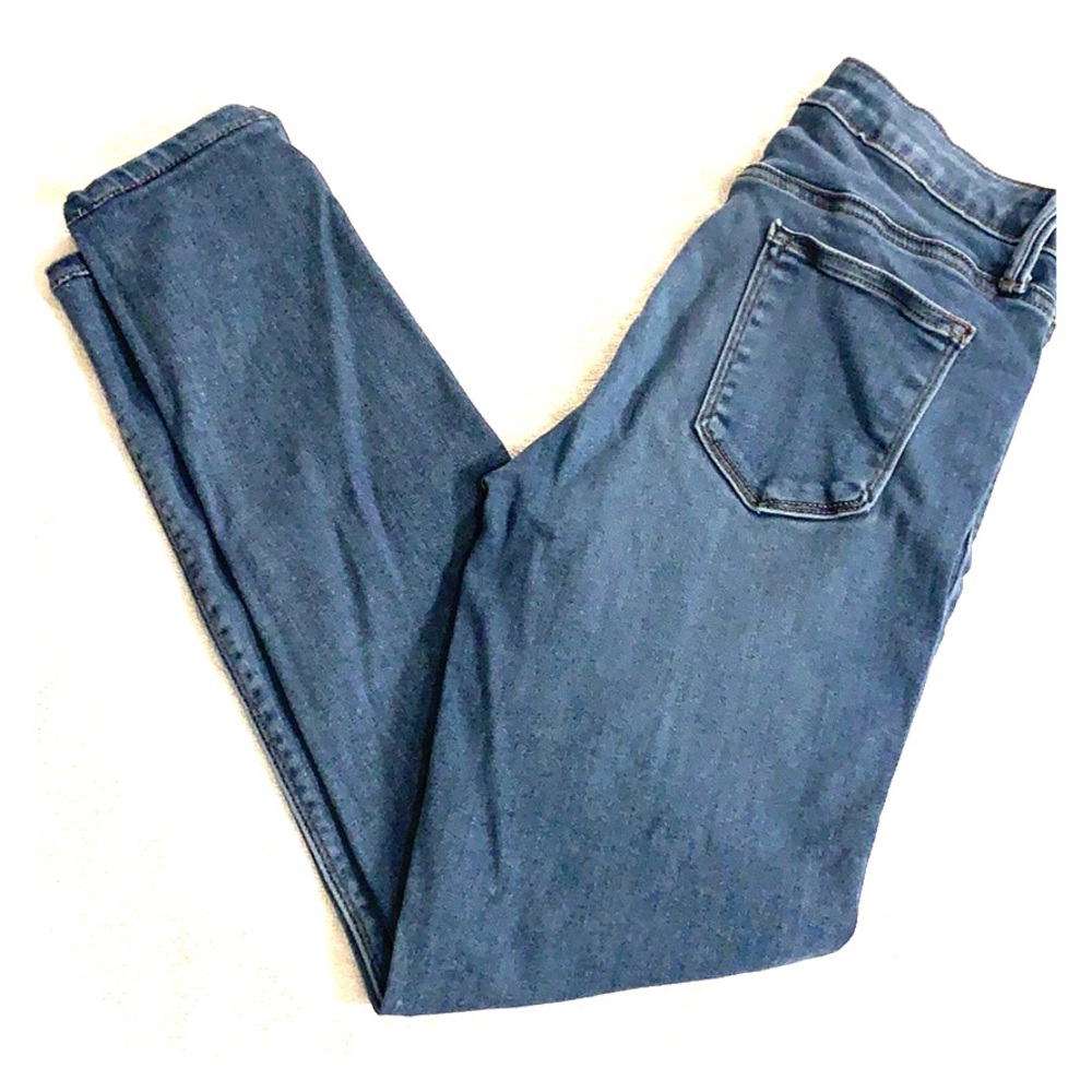 EUC Just Black High Waist Light Skinny Jeans